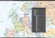 Vektor-Landkarte Europa Politisch (JPG, PDF, AI) - Illustrator-Ebenen