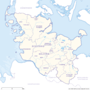 Schleswig-Holstein Karte administrativ mit Landkreisen - Grenzen mit Kreisen und Bundesland. Kostenloses JPG. PDF zum ausdrucken. Editierbare Vektorgrafik mit Ebenen (Illustrator- und SVG-Datei).