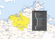 Mecklenburg-Vorpommern Karte mit Landkreisen - Editierbare Inhalte mit Ebenen. Kostenloses JPG. PDF zum ausdrucken. Editierbare Vektorgrafik mit Ebenen (Illustrator- und SVG-Datei).