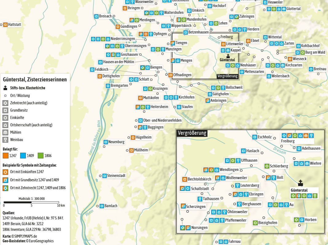Historische Landkarten erstellen lassen