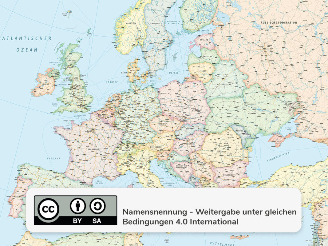 Landkarten lizenzfrei. Kaufen und veröffentlichen. White Label Lizenz.