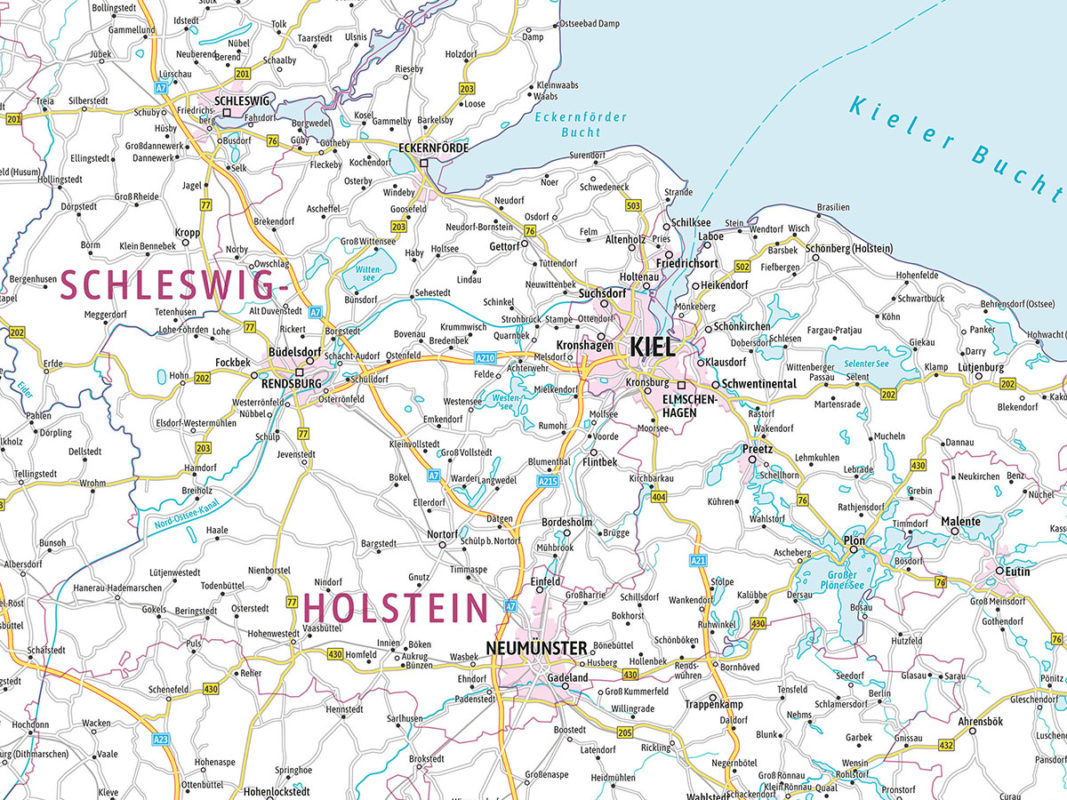 Karte Region Bundesland Land erstellen und drucken lassen