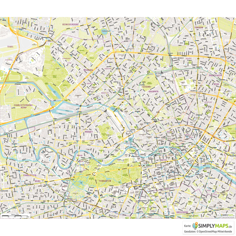 Karte Berlin Mitte