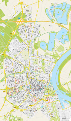 Stadtplan Straßenkarten Speyer als PDF zum Download oder Drucken